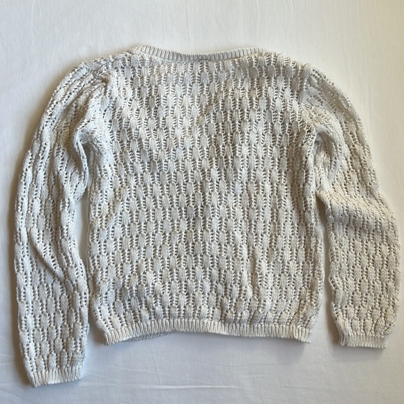 OshKosh B'gosh Cream/ Gold Cardigan Size 4T - Picture 5 of 6